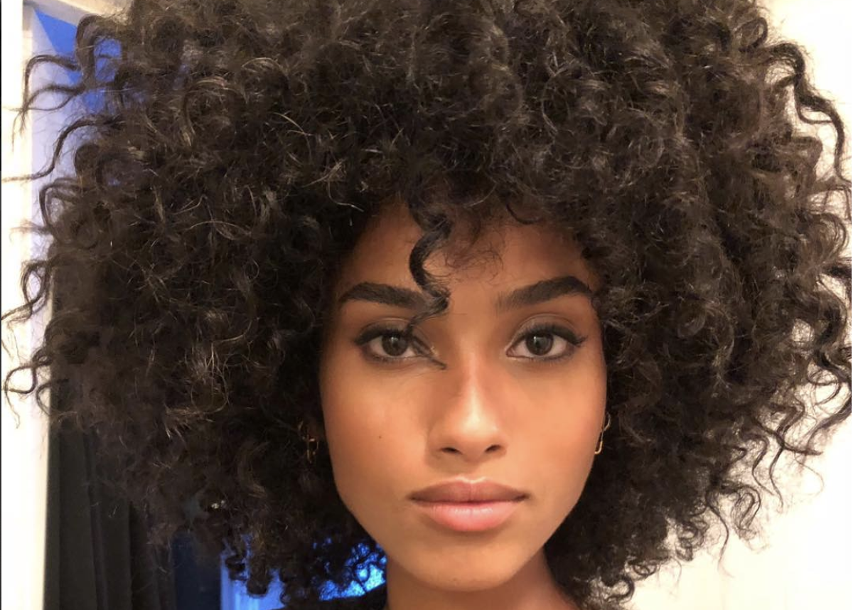 Imaan Hammam’s “Long Week, No Sleep” Beauty Routine on Vogue ...